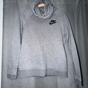 Nike Women's Cowl Neck Gray Sweater